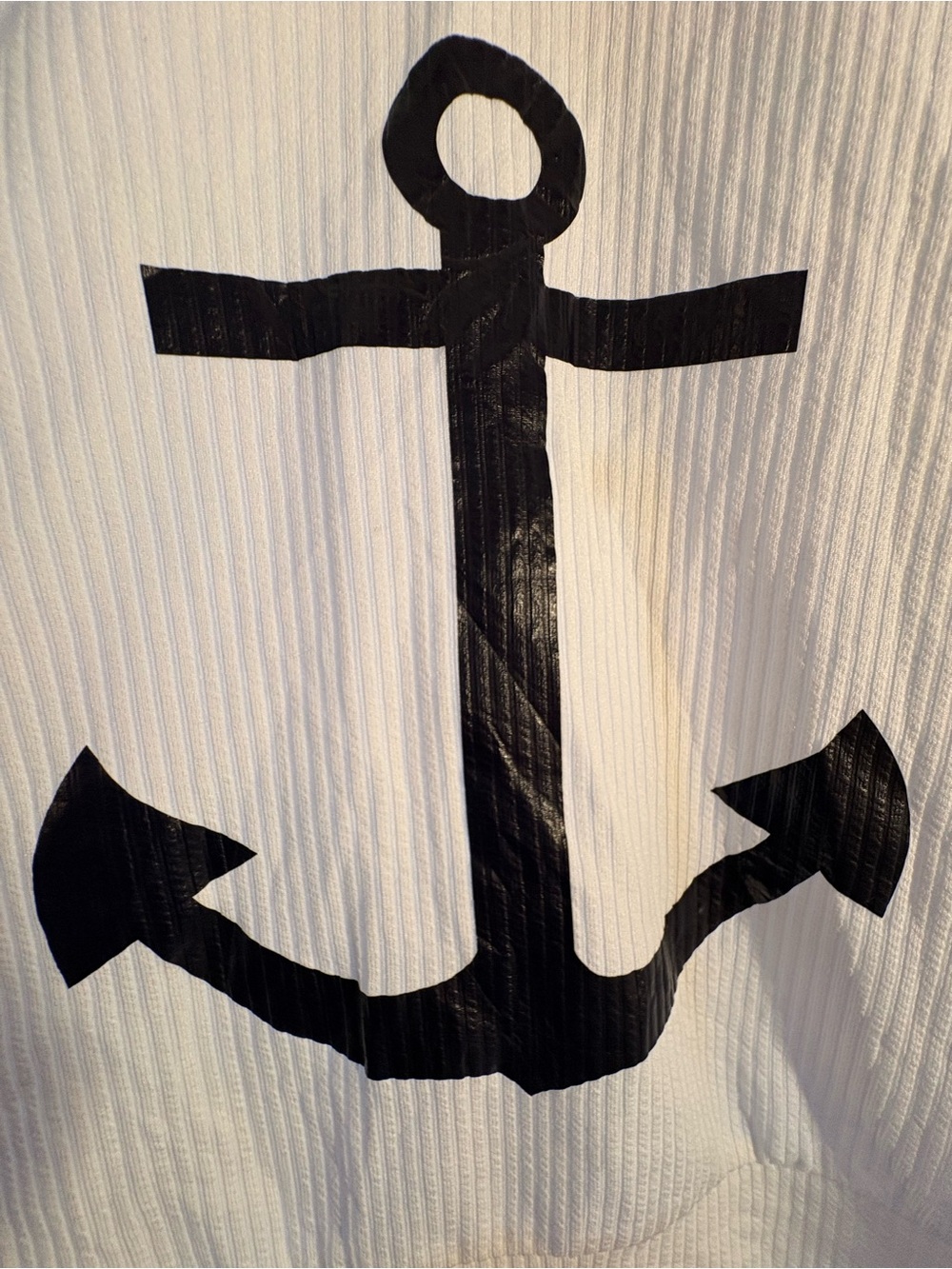 Women’s Nautical Hoodie - White with Navy Anchor. Ladies xl. Ready for summer!!! - Picture 11 of 14